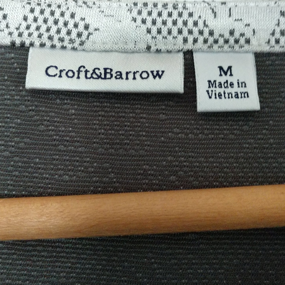 Croft & Barrow 3/4 Sleeve Top (M) - Picture 5 of 7